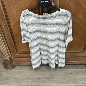 Black and white striped tee shirt